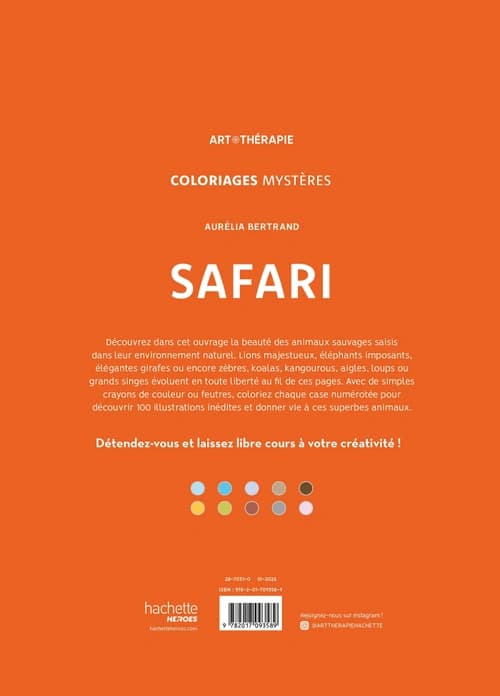 Mystery Coloring: Safari