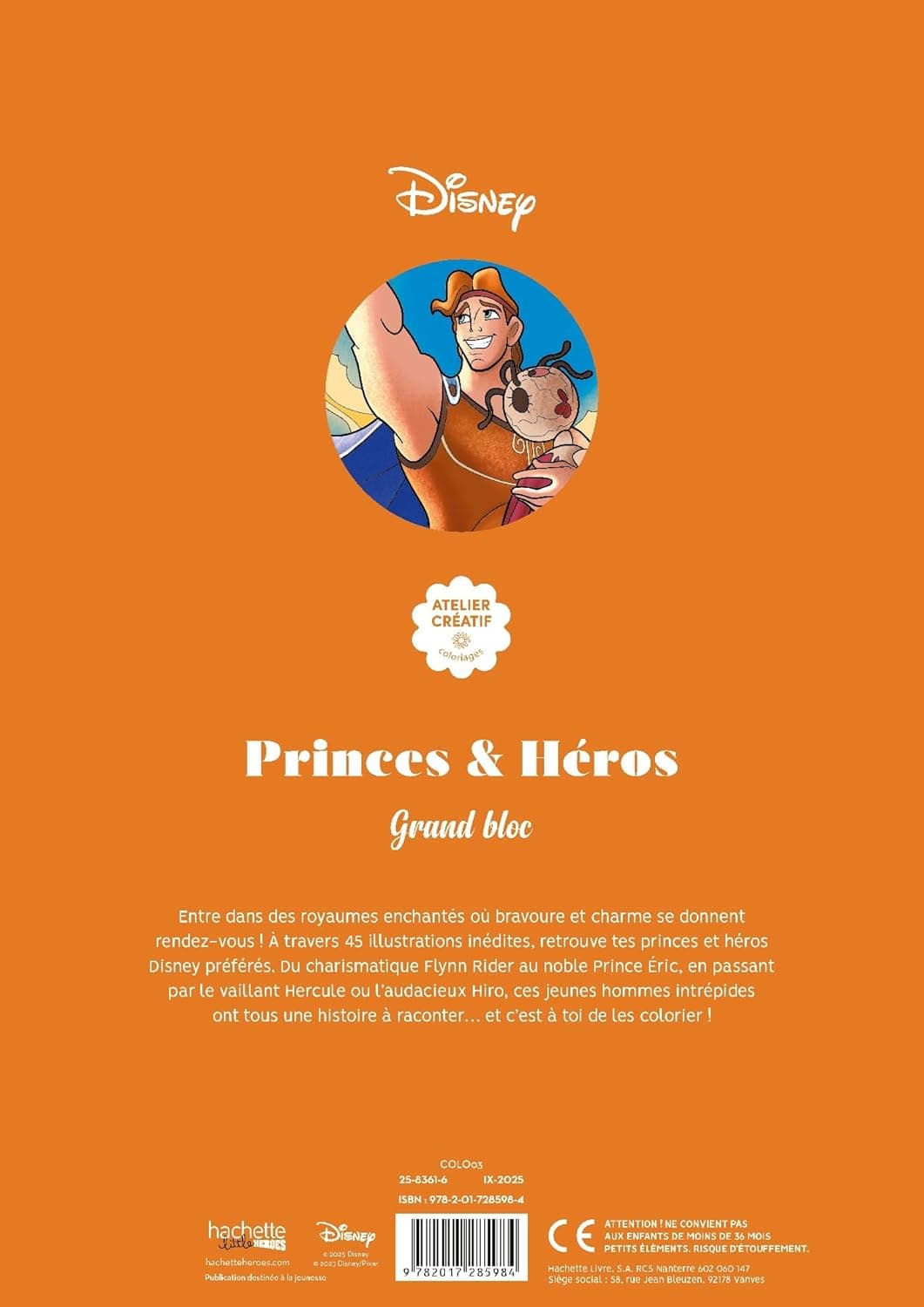 Princes et héros Coloring book