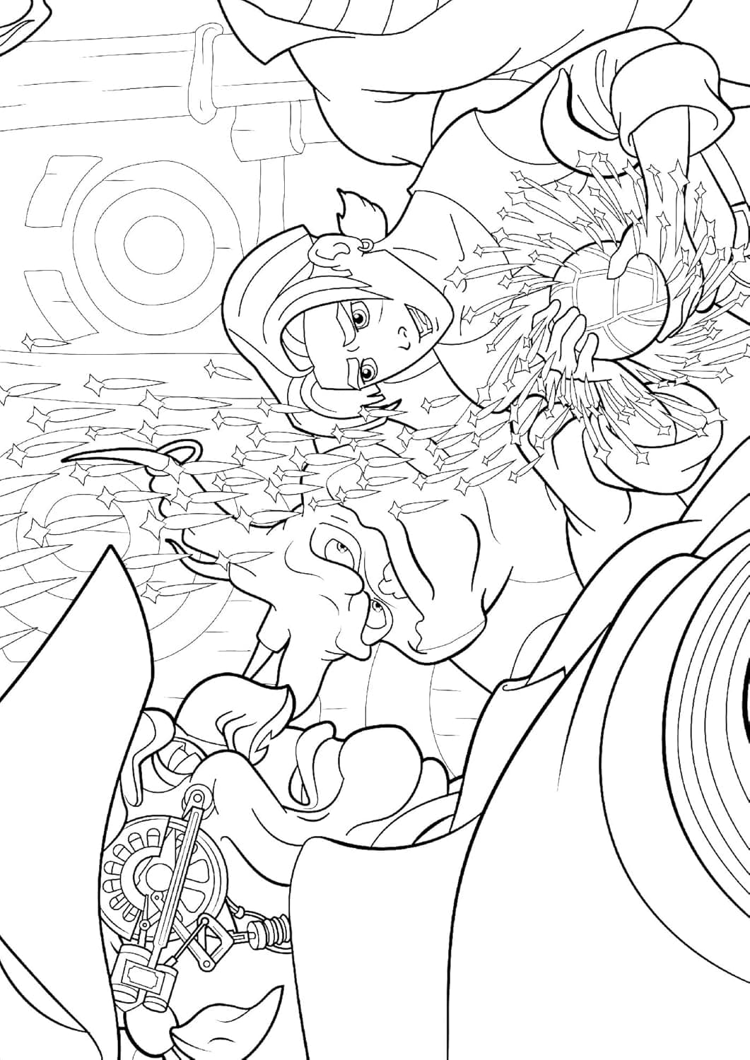 Princes et héros Coloring book
