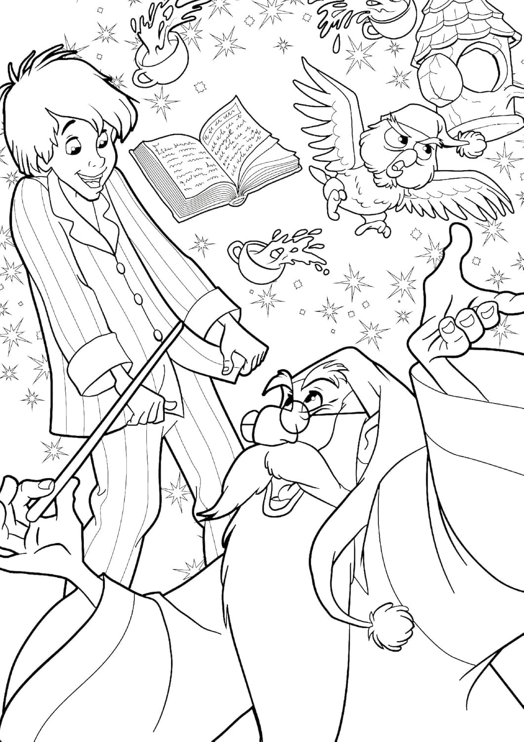 Princes et héros Coloring book