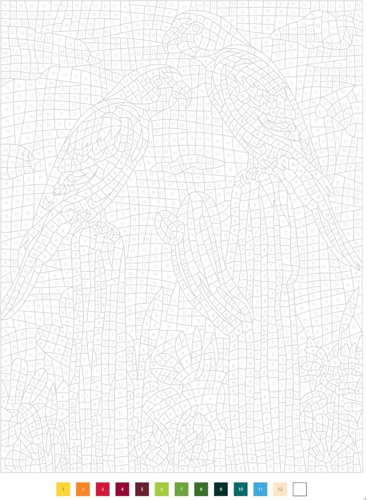 Wonderful Animals – 40 Mystery Coloring Pages