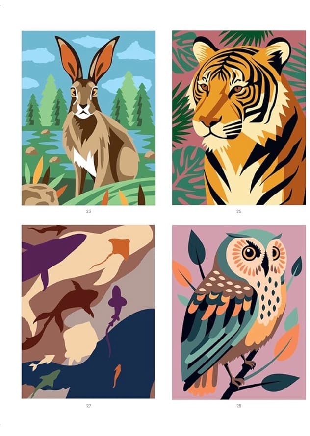 Wonderful Animals – 40 Mystery Coloring Pages