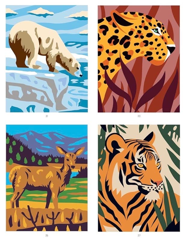 Wonderful Animals – 40 Mystery Coloring Pages