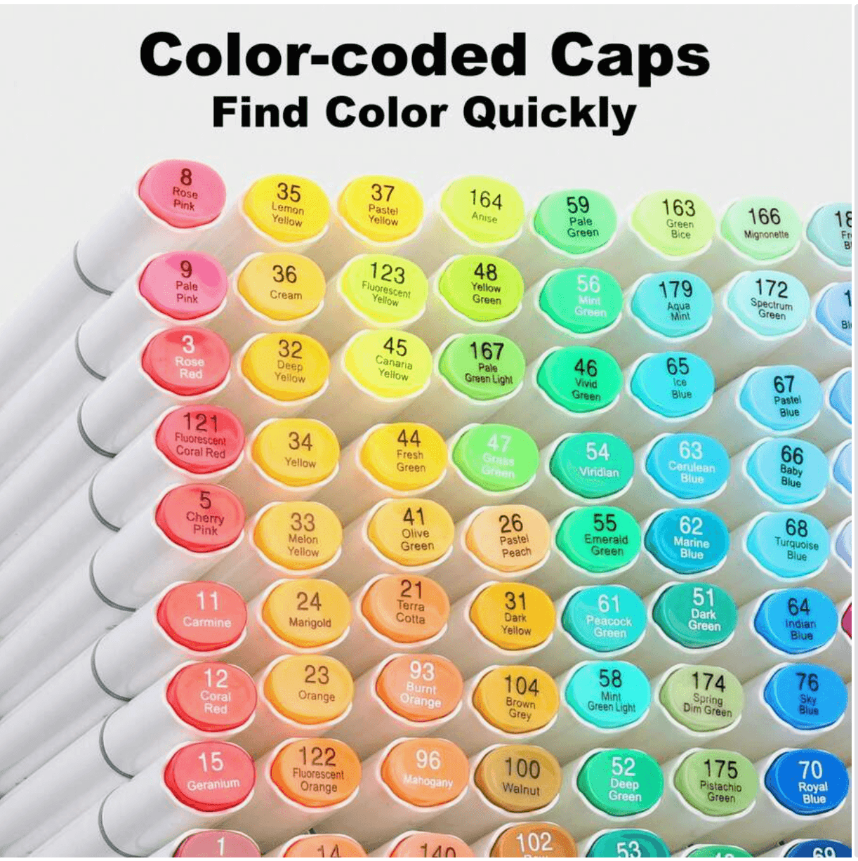 Chen Rui Alcohol markers 120 colors - new edition