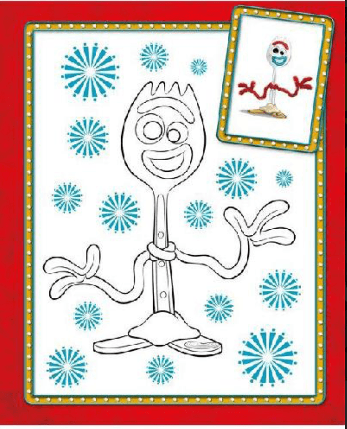 Disney PIXAR Toy Story 4 coloring book