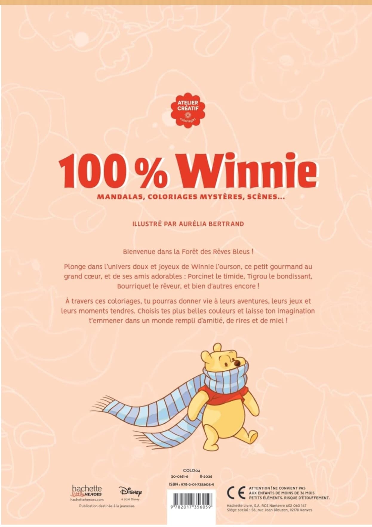 100 % Winnie: Mandalas, coloriages mystères, scènes... (100% Winnie: Mandalas & Mystery Coloring)