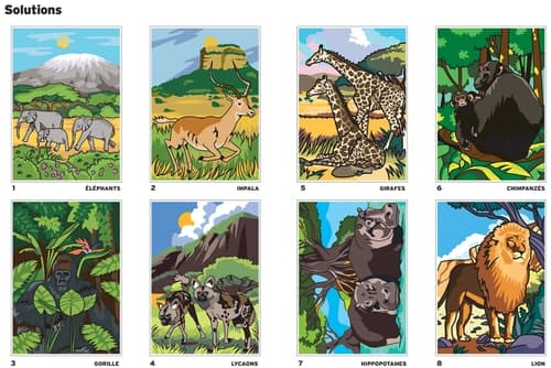 Mystery Coloring: Safari